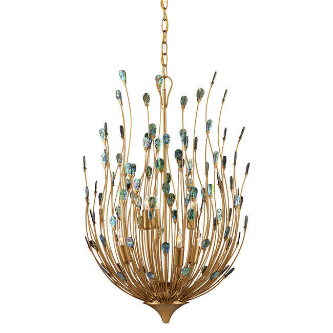 Delphos Chandelier by Currey and Company