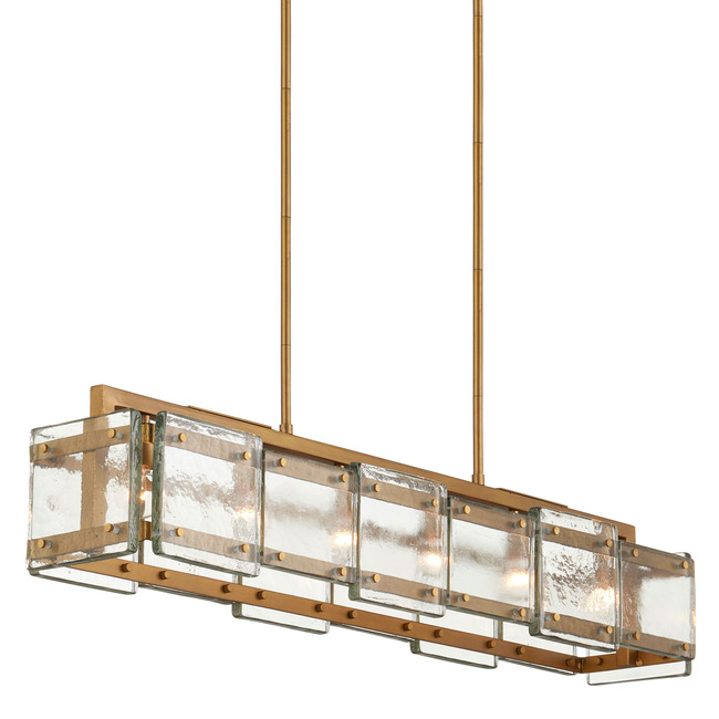 Countervail Linear Chandelier by Currey and Company