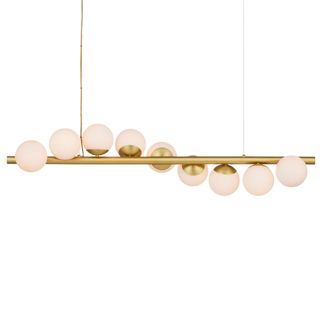 Barcarolle Linear Chandelier by Currey and Company