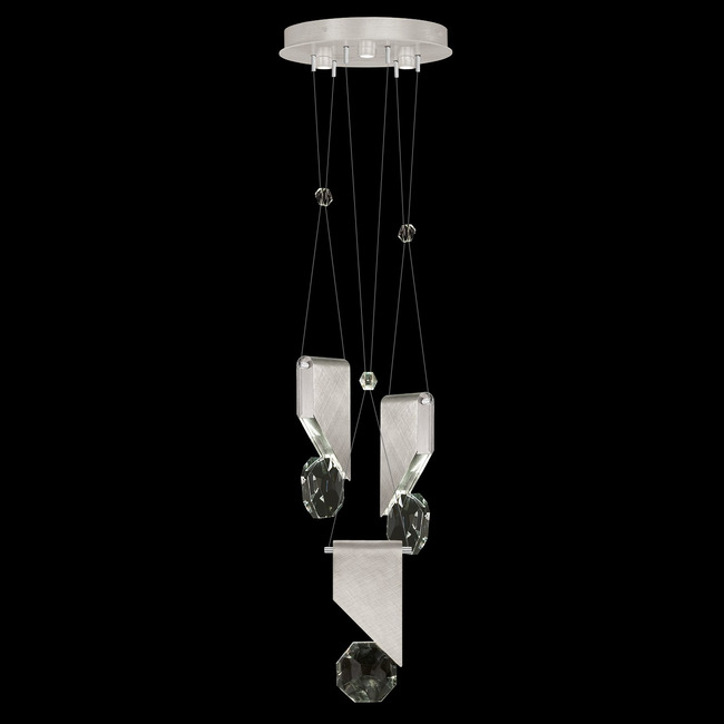 Aria Slab Multi Light Pendant by Fine Art Handcrafted Lighting