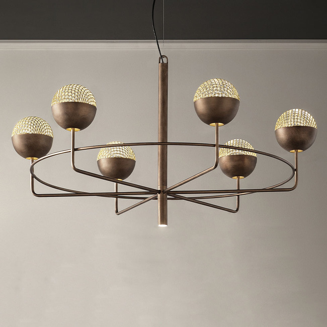 Iglu Round Chandelier by Masiero