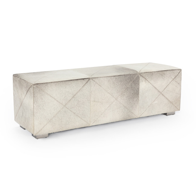 Brooks Hair On Hide Bench by Regina Andrew