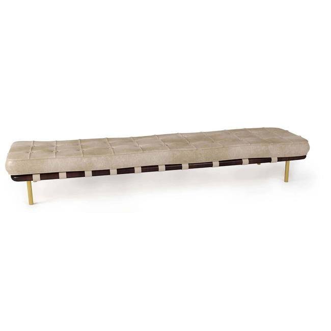 Tufted Gallery Bench by Regina Andrew