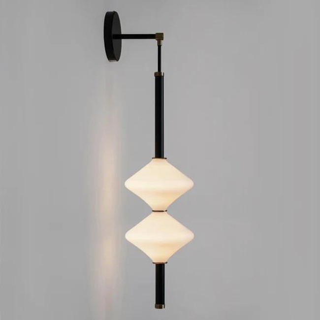 Gem2 Wall Sconce - Round Backplate by Ridgely Studio Works