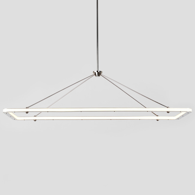 Halo Rectangle Pendant by Roll & Hill