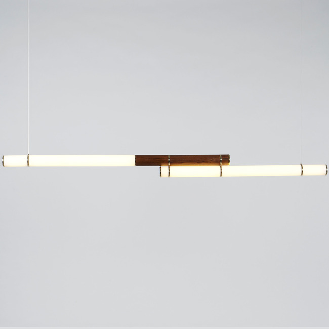 Mini Endless Double Linear Pendant by Roll & Hill