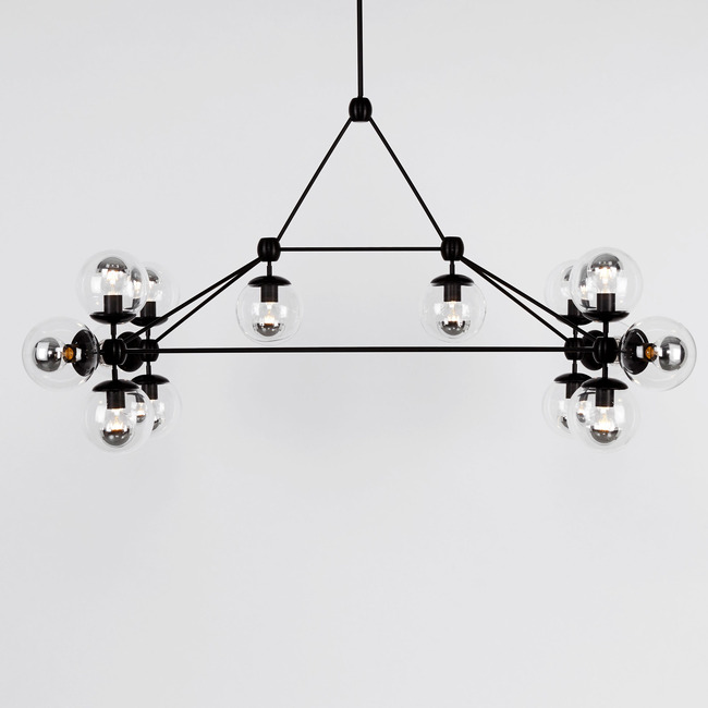 Modo Rectangle Chandelier by Roll & Hill