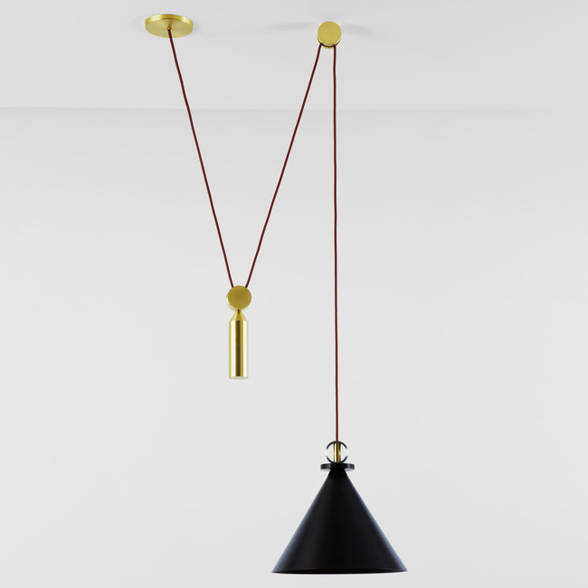 Shape Up Cone Pendant by Roll & Hill