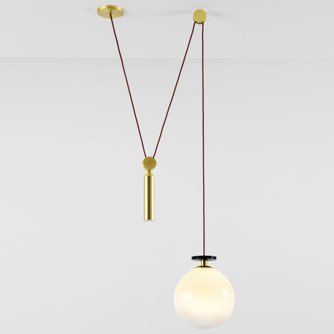 Shape Up Globe Pendant by Roll & Hill
