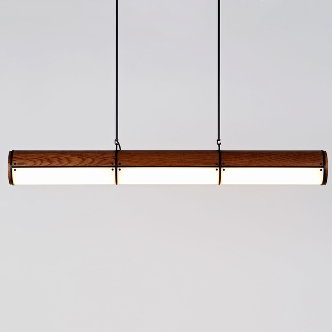 Woody Endless Linear Pendant by Roll & Hill