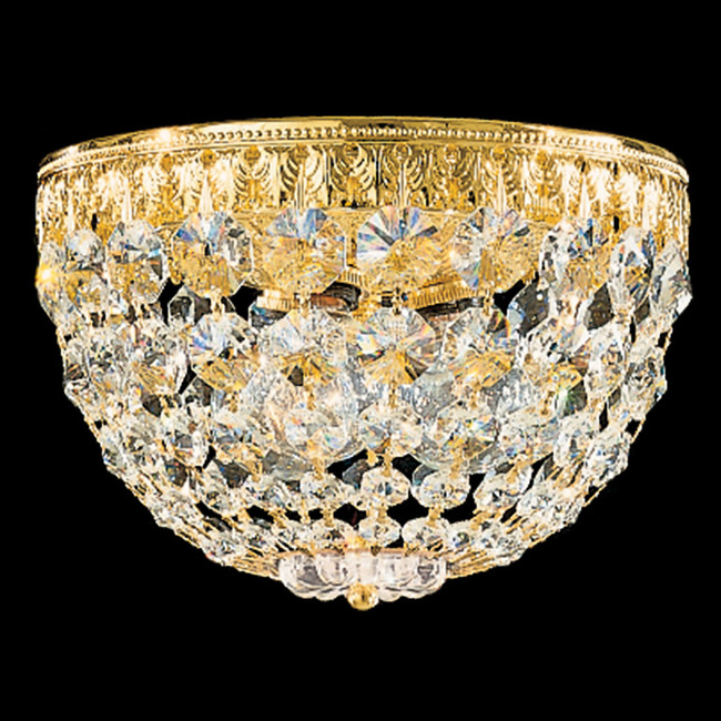 Petit Crystal Ceiling Flush Light by Schonbek Signature