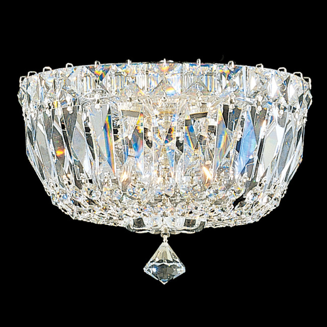 Petit Crystal Deluxe Ceiling Flush Light by Schonbek Signature