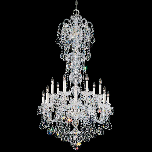 Olde World Tall Chandelier by Schonbek Signature