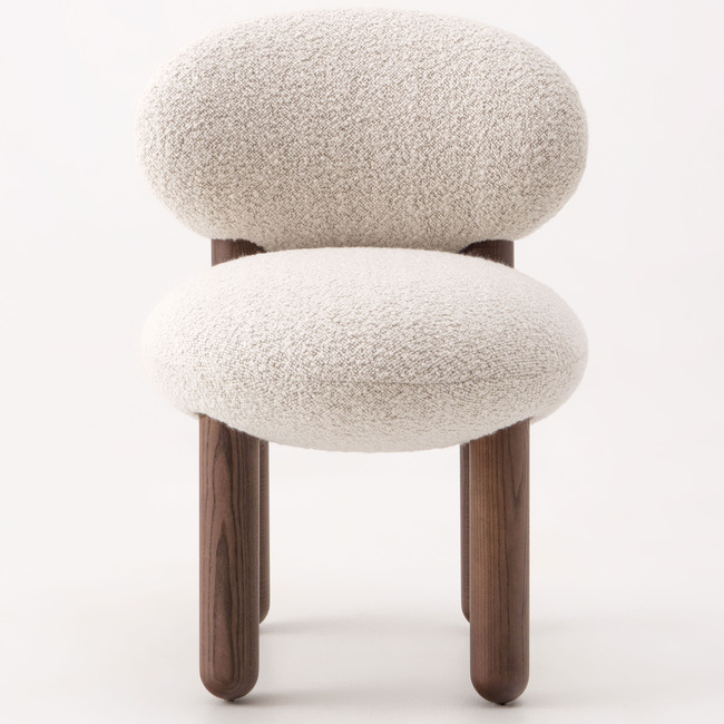 Flock Wooden Leg Chair by Noom Home