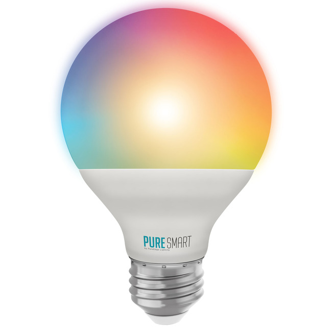 Pure Smart TruColor™ RGB+Tunable White G25 Smart Bulb WIZ by PureEdge Lighting