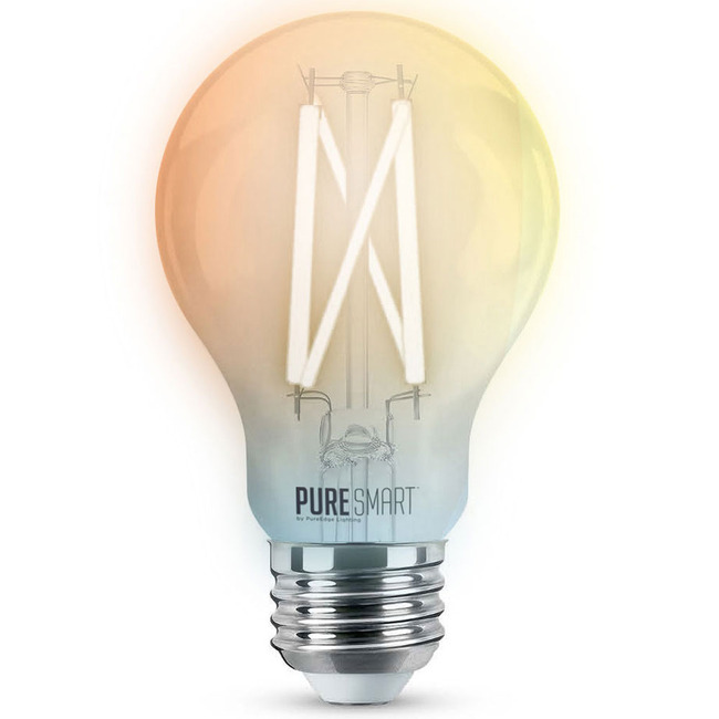 Pure Smart Tunable White A19 Filament 7W Smart Bulb WIZ by PureEdge Lighting
