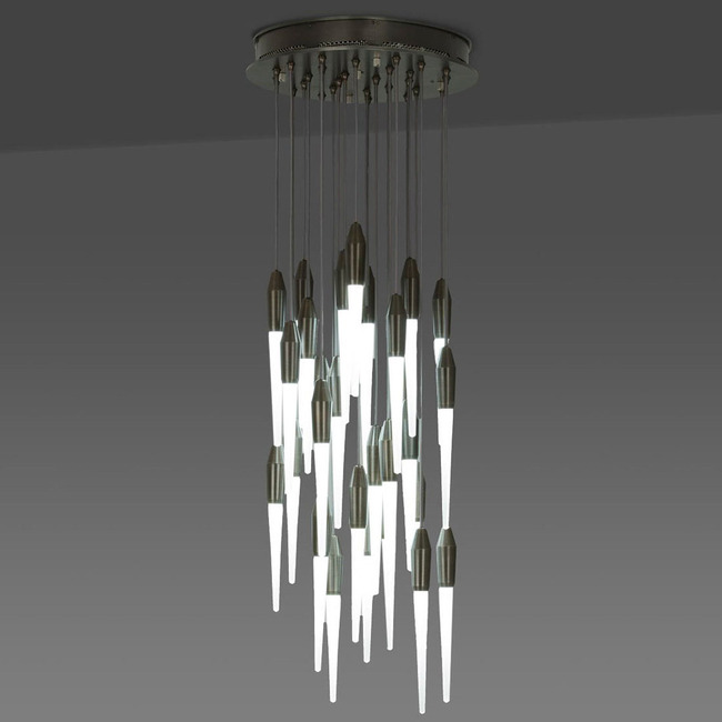 Icicle Disk Multi Light Pendant by Boyd Lighting