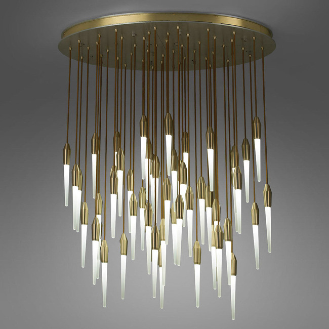 Icicle Ellipse Multi Light Pendant by Boyd Lighting