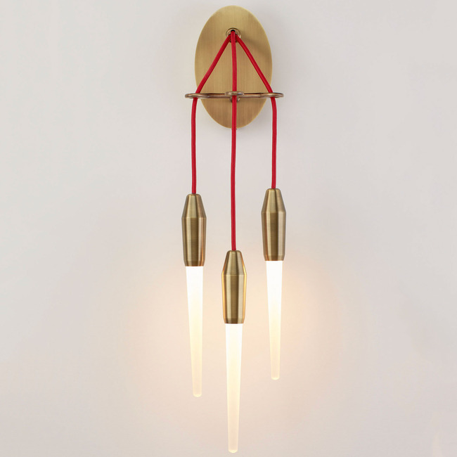 Icicle Triple Wall Sconce by Boyd Lighting