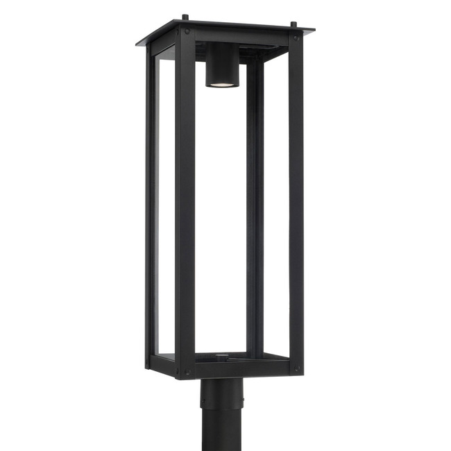 Hunt Outdoor LED Post Light with Round Fitter by Capital Lighting