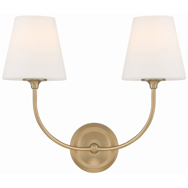 Sylvan Dual Glass Wall Sconce by Crystorama
