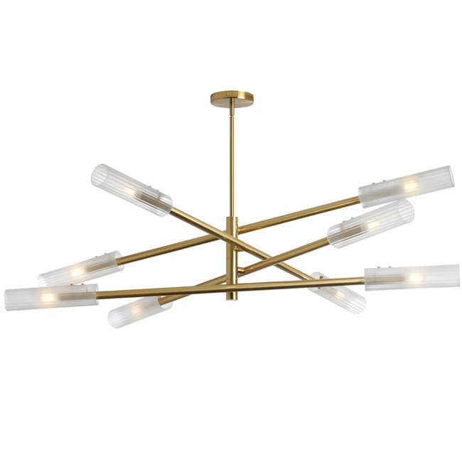 Wand Linear Pendant with Shades by Dainolite