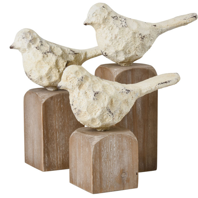 Higgins Bird Object Set of 3 by Elk Home