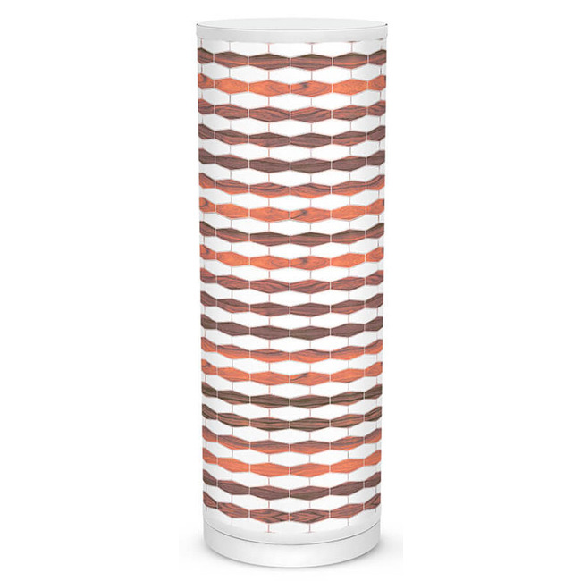 Weave Tube Table Lamp by Jef Designs