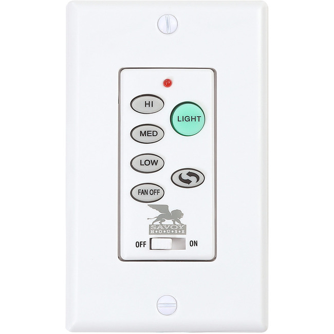 Fan D'Lier Wall Control with Receiver by Savoy House
