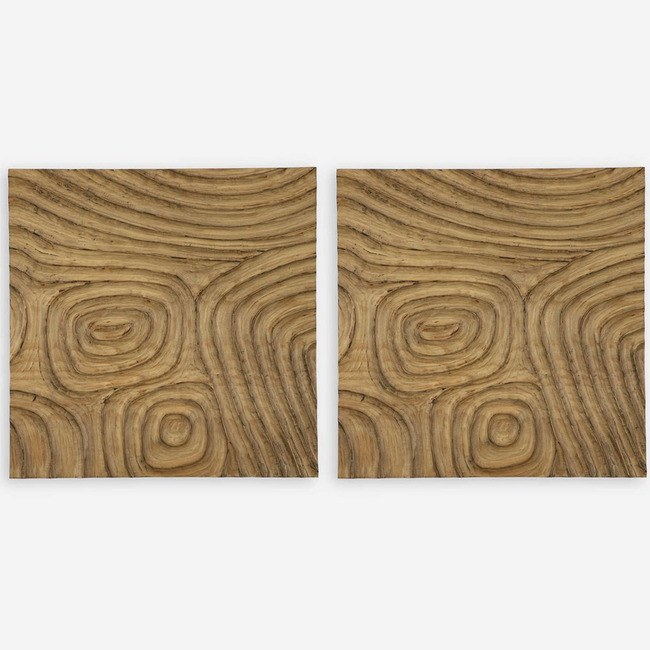 Channels Wall Decor, Set of 2 by Uttermost
