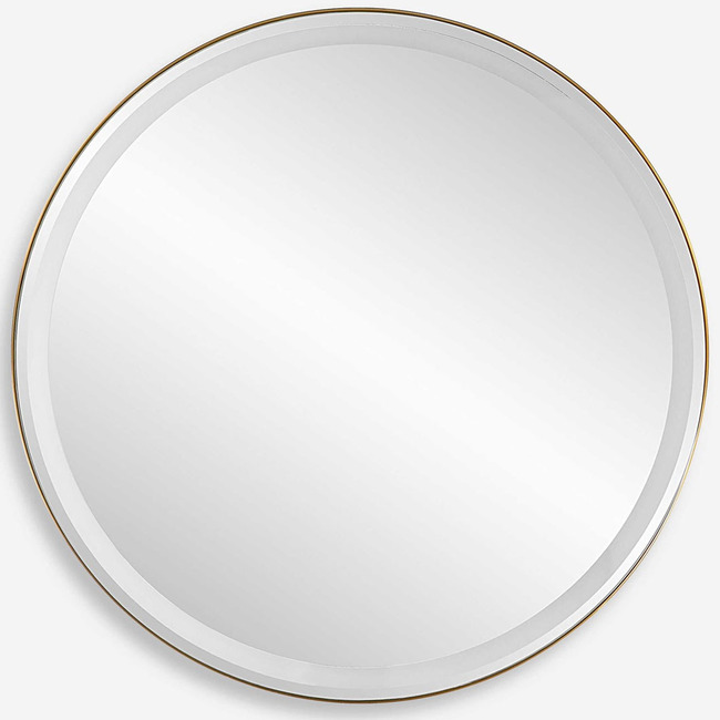Crofton Round Lighted Mirror by Uttermost