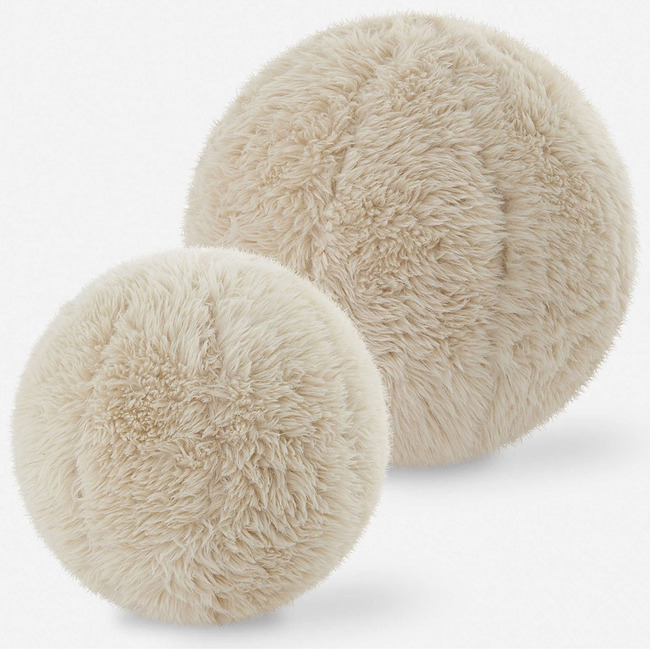 Abide Ball Pillow, Set of 2 by Uttermost