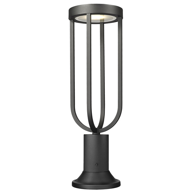 Leland Outdoor Color-Select Round Pier Light by Z-Lite