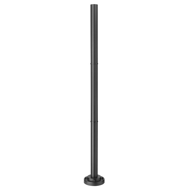3IN Fitter Outdoor Coastal-Rated Round Post w/ Stepped Base by Z-Lite