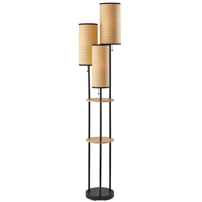 Trio Shelf Floor Lamp by Adesso Corp.