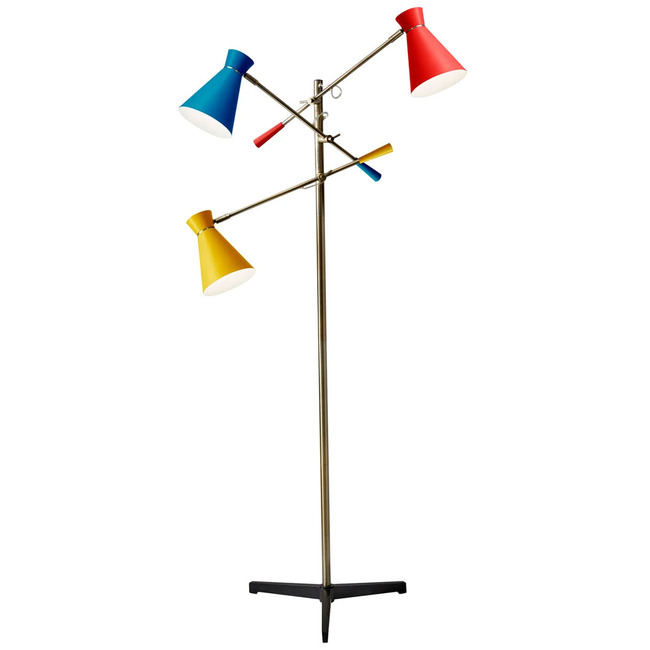 Lyle 3-Arm Floor Lamp by Adesso Corp.