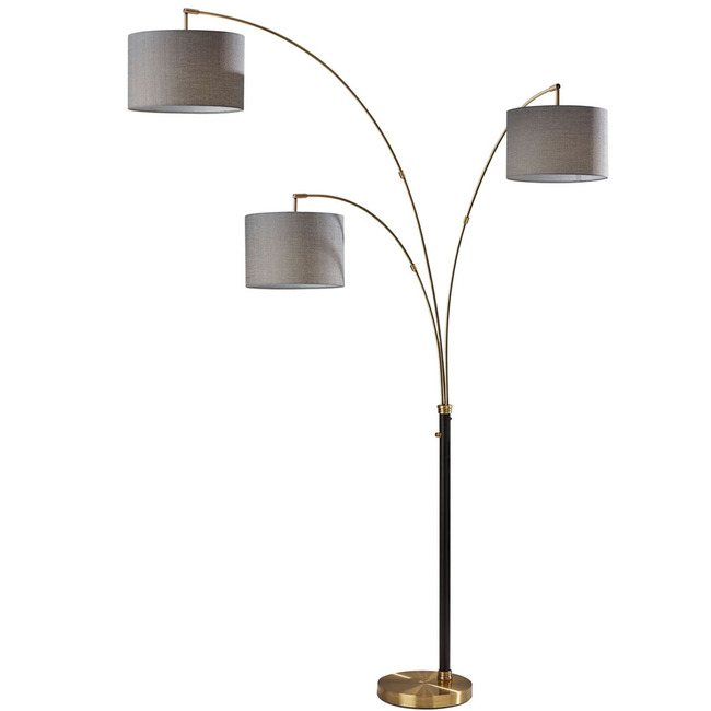 Bergen 3-Arms Floor Lamp by Adesso Corp.