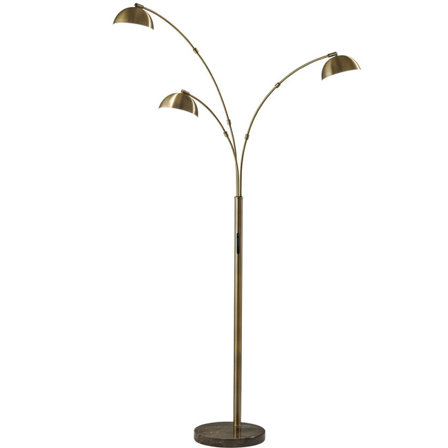 Bolton 3-Arms Color-Select Floor Lamp by Adesso Corp.