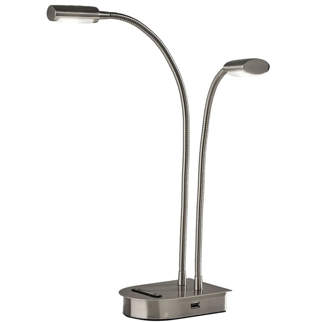 Eternity 2-Arm Color-Select Desk Lamp by Adesso Corp.