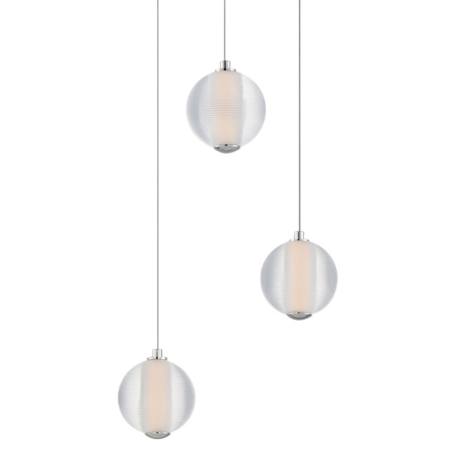 Rhythm Round Multi Light Pendant by Et2