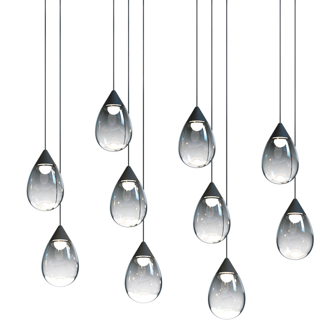 Dewdrop Multi Light Linear Pendant by Et2