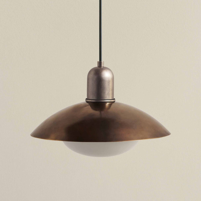 Brass Arundel Mushroom Outdoor Pendant by In Common With