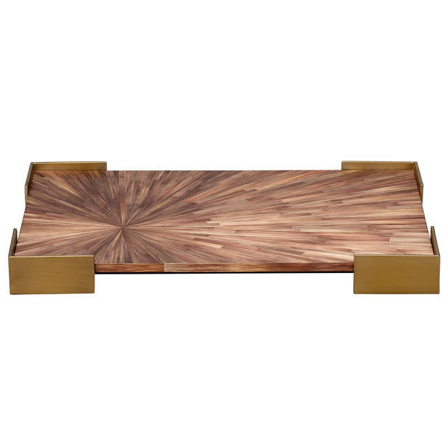 Palm Marquetry Tray by Jamie Young Company