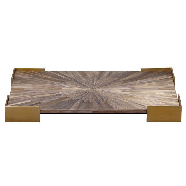 Palm Marquetry Tray by Jamie Young Company