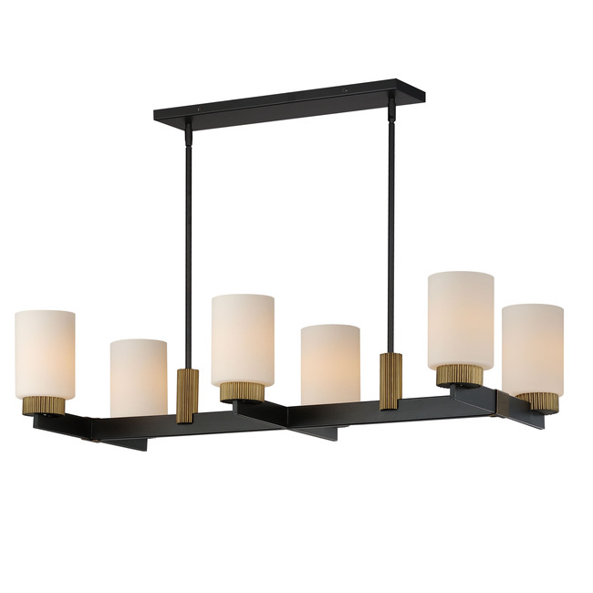 Ruffles Linear Pendant by Maxim Lighting