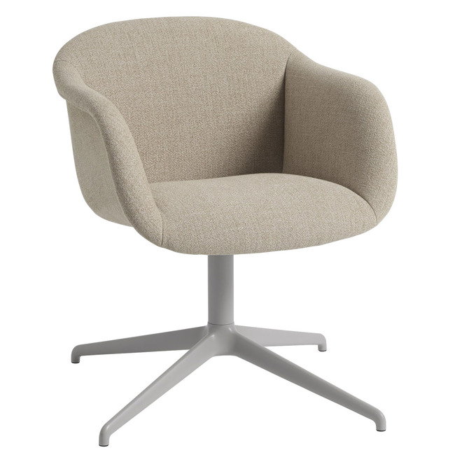 Fiber Soft Armchair Swivel Base by Muuto