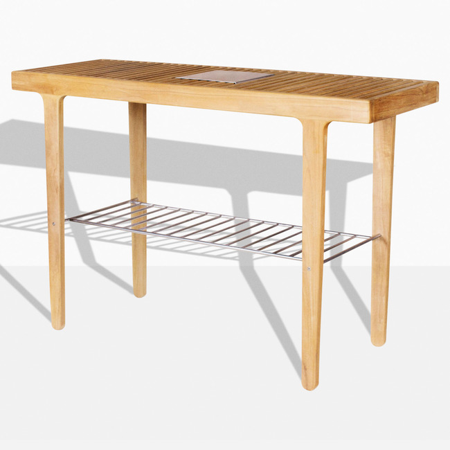 Rib Outdoor Bar Table by Sibast Furniture