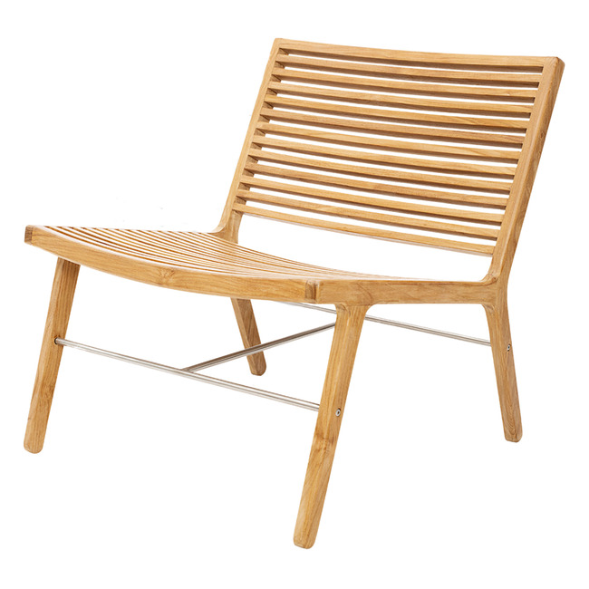 Rib Outdoor Lounge Chair by Sibast Furniture