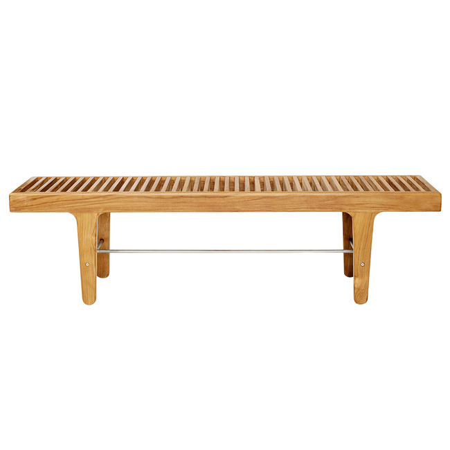 Rib Outdoor Bench by Sibast Furniture