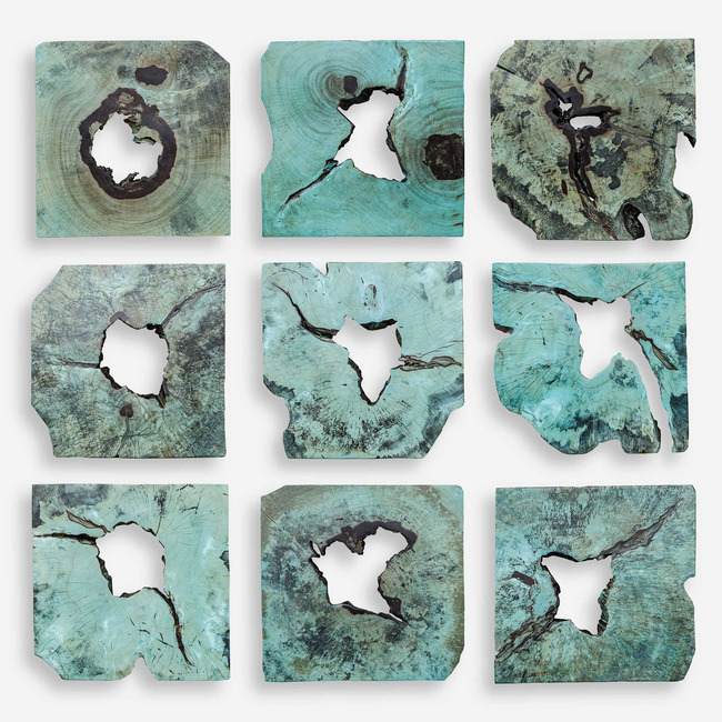 Bahati Wall Decor Set of 9 by Uttermost